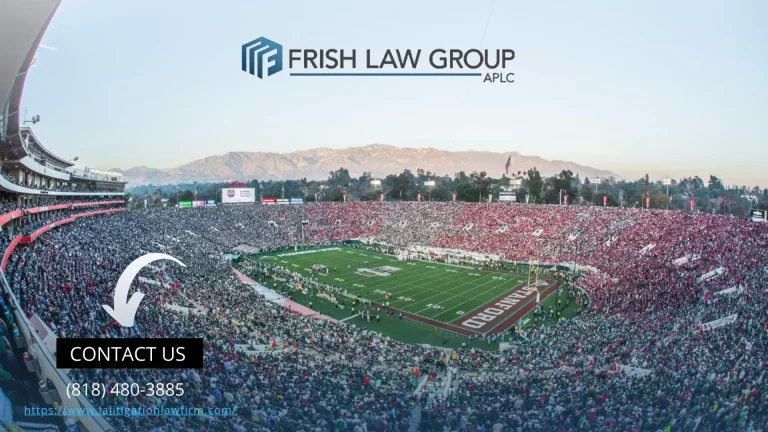 Rose Bowl Stadium located in Pasadena, California